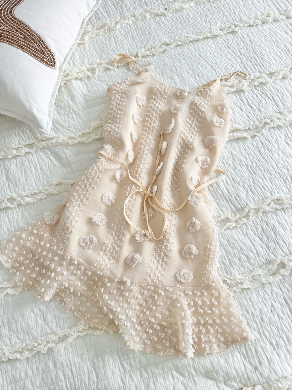 Cream boho dress 🤍